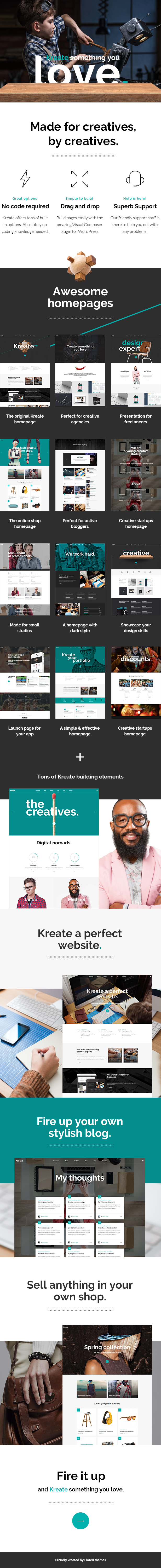 Kreate - Modern Creative Agency Theme - 1